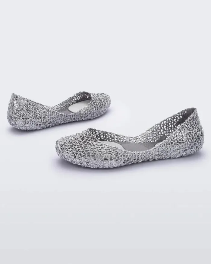 Flats Women Melissa Campana Silver
