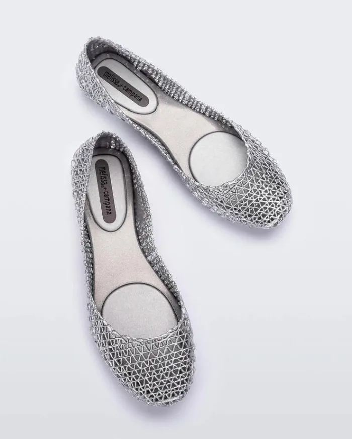 Flats Women Melissa Campana Silver