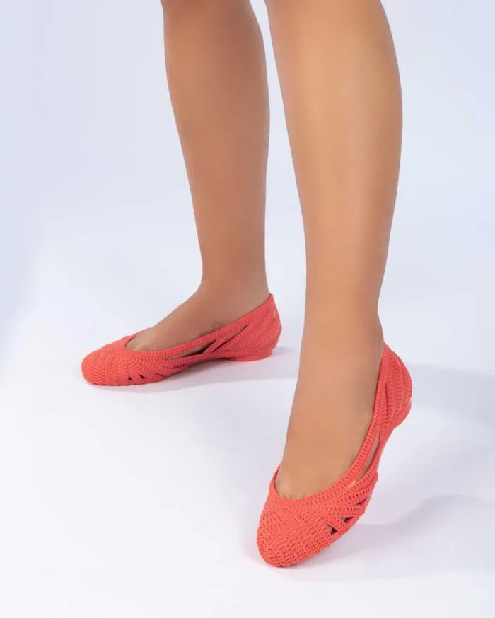 Flats Women Melissa Femme Classy Red