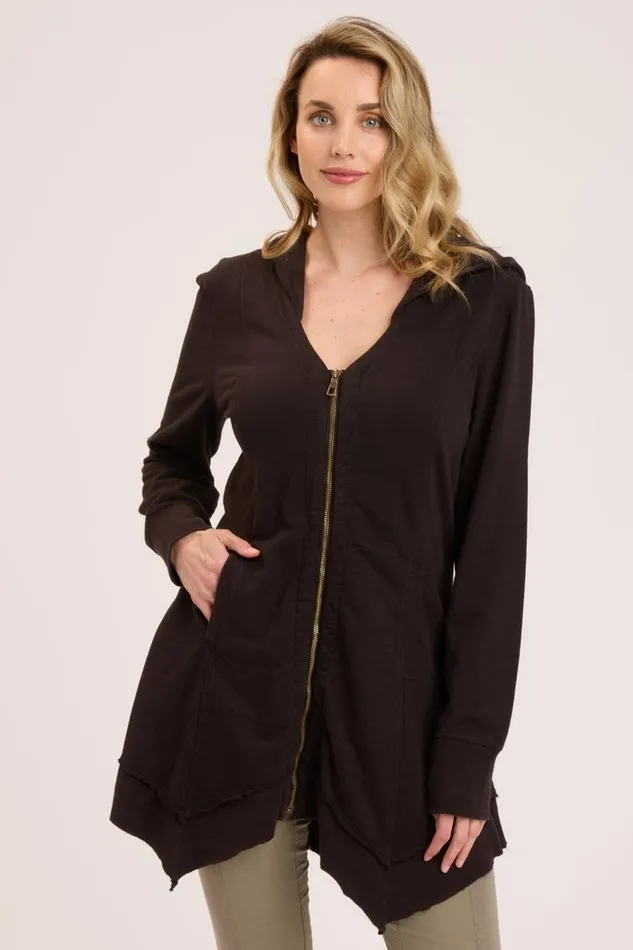 Fleece Mercantile Jacket Black Clothing XCVI Jackets