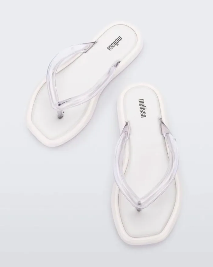 Flip Flops Women Melissa Airbubble Flip Flop Whiteclear