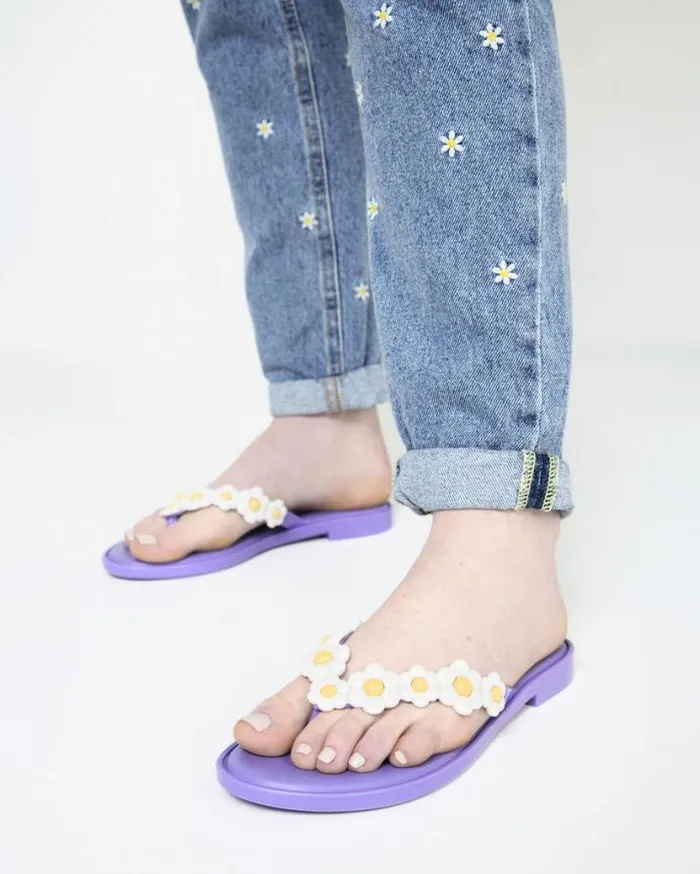 Flip Flops Women Melissa Flip Flop Spring Lilacwhite