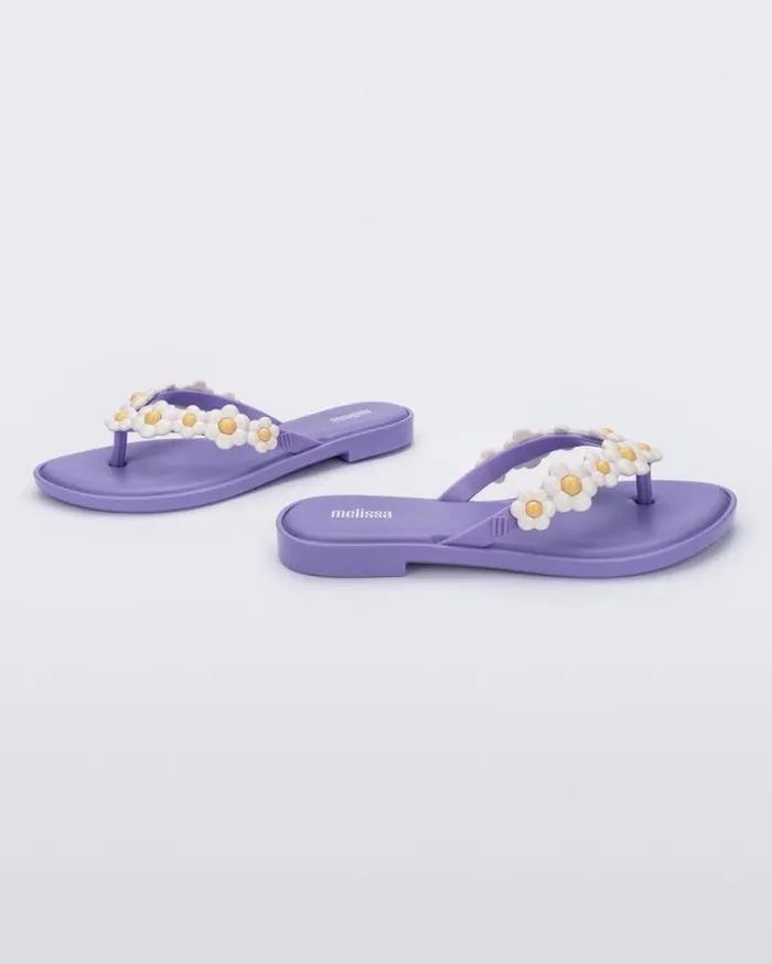 Flip Flops Women Melissa Flip Flop Spring Lilacwhite