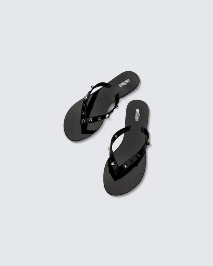 Flip Flops Women Melissa Harmonic Studs Black