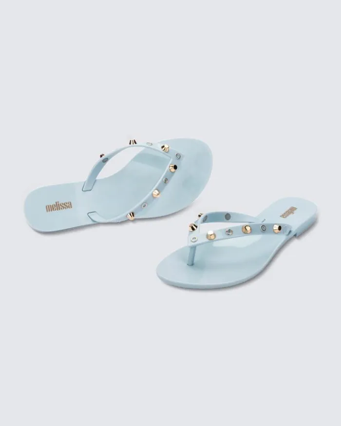 Flip Flops Women Melissa Harmonic Studs Blue