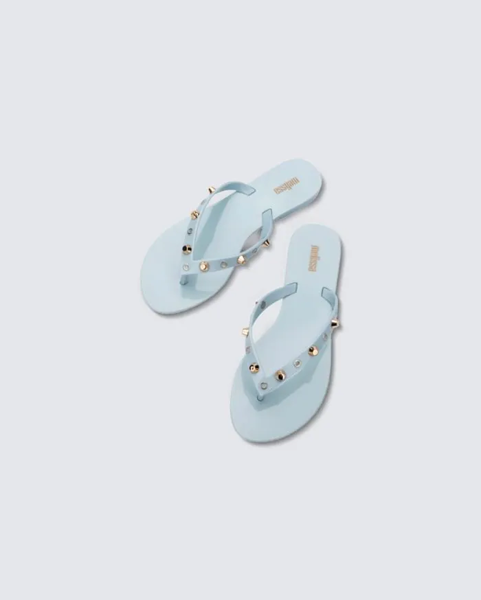 Flip Flops Women Melissa Harmonic Studs Blue