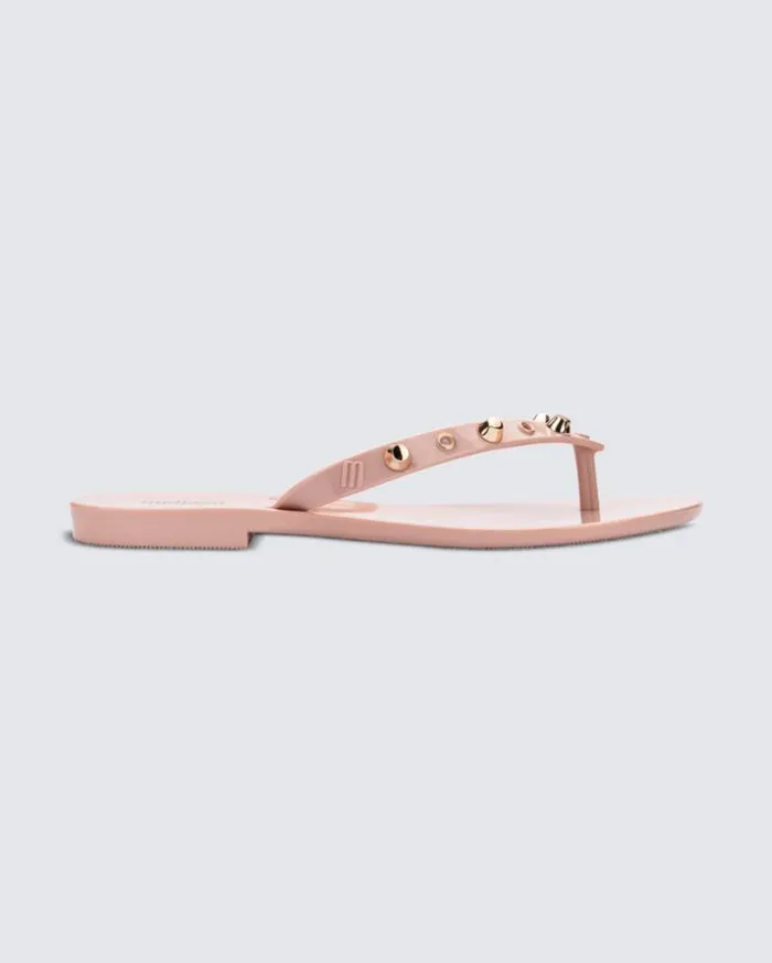 Flip Flops Women Melissa Harmonic Studs Pink