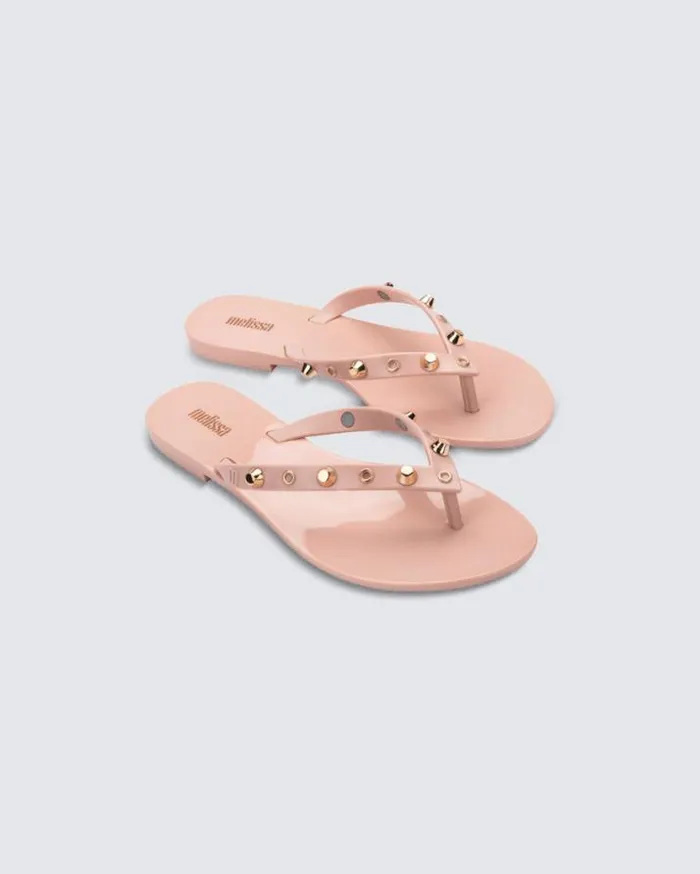 Flip Flops Women Melissa Harmonic Studs Pink