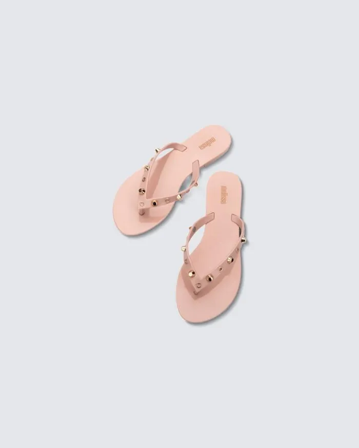 Flip Flops Women Melissa Harmonic Studs Pink