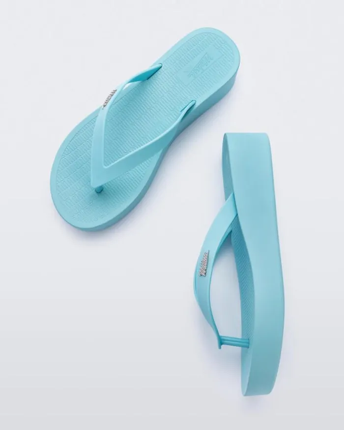 Flip Flops Women Melissa Sun Venice Light Blue