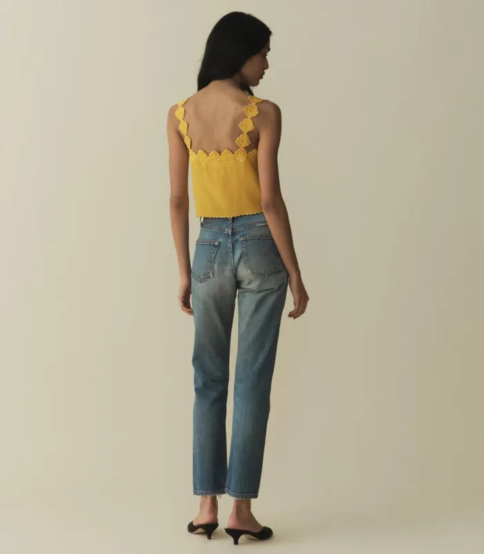 FLORES TOP Goldenrod Shop DEN Tops