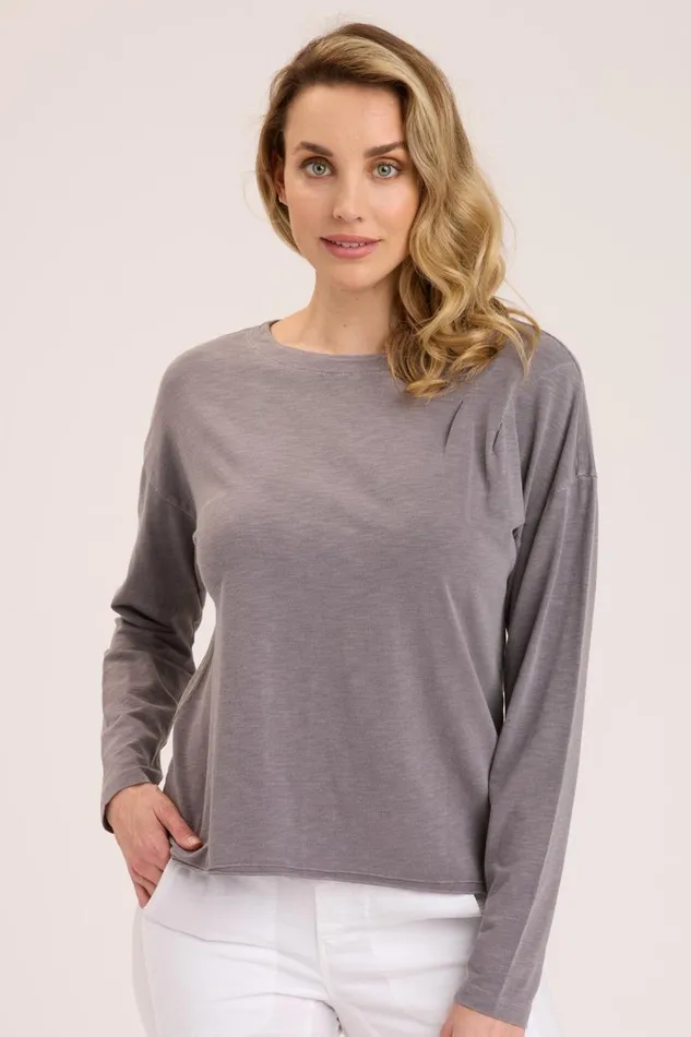 Floretto Long Sleeve Solitaire Pigment Clothing XCVI ShirtsBlouses