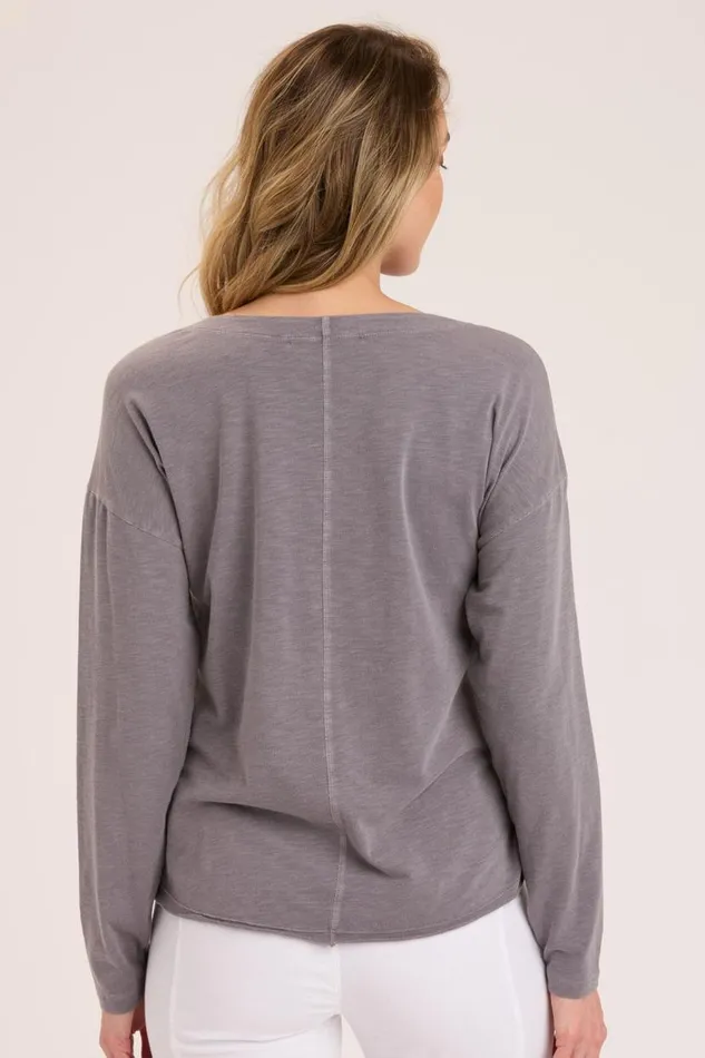 Floretto Long Sleeve Solitaire Pigment Clothing XCVI ShirtsBlouses