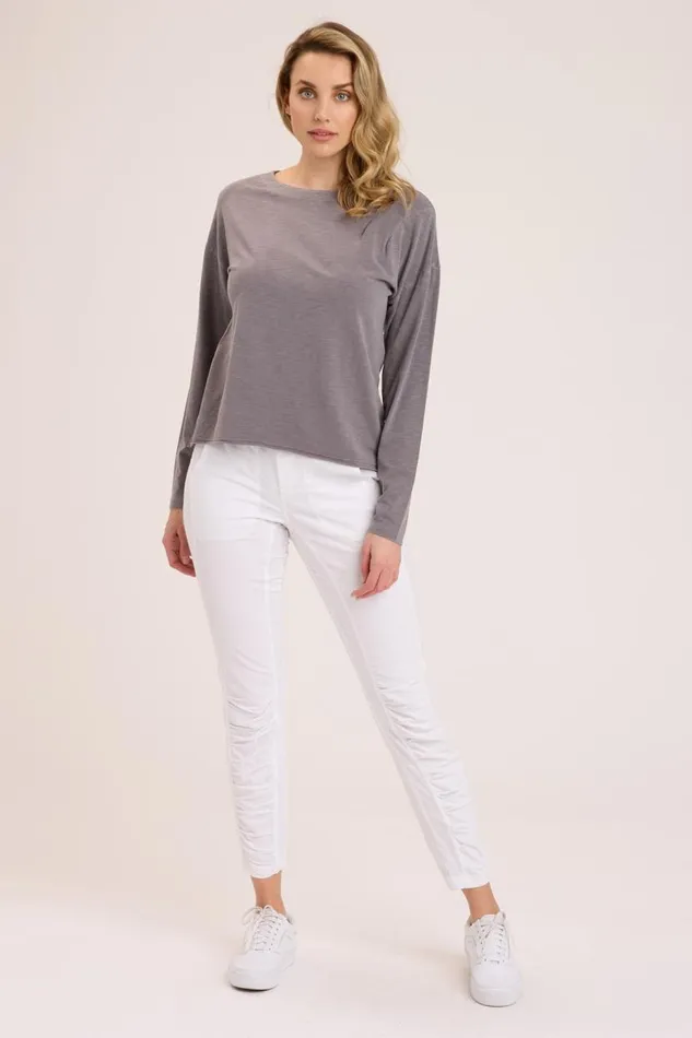 Floretto Long Sleeve Solitaire Pigment Clothing XCVI ShirtsBlouses
