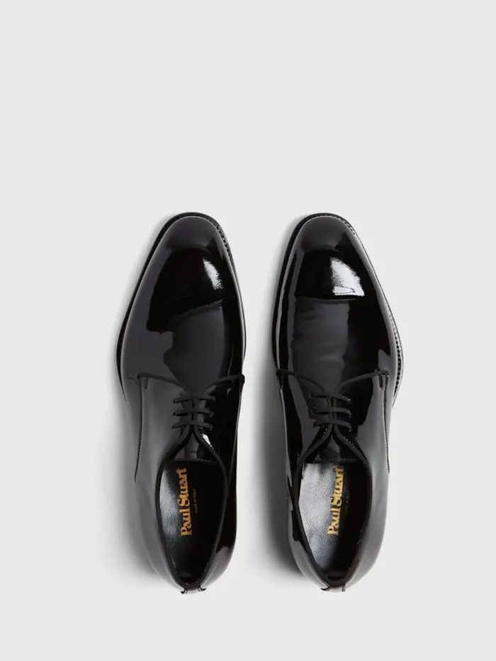 Formal Shop Mens Paul Stuart Hancock II Formal Plain Toe Derby Black Patent Formal Shop Mens Paul Stuart Hancock II Formal Plain Toe Derby Black Patent