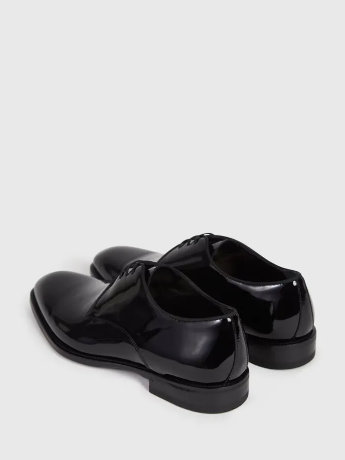 Formal Shop Mens Paul Stuart Hancock II Formal Plain Toe Derby Black Patent Formal Shop Mens Paul Stuart Hancock II Formal Plain Toe Derby Black Patent