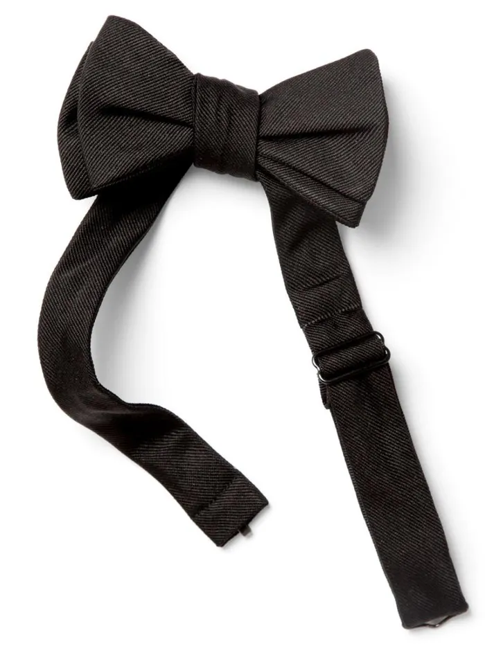 Formal Shop Mens Paul Stuart PreTied Grosgrain Formal Bow Tie Black