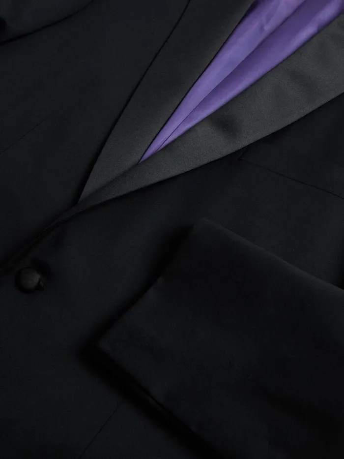 Formal Shop Mens Paul Stuart Wool Drake Tuxedo Black