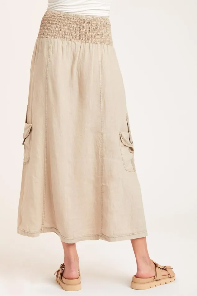 Francine Maxi Skirt Merino Wool Pigment Clothing XCVI Skirts