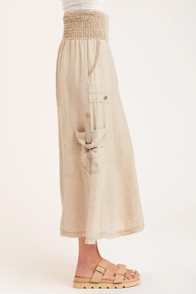 Francine Maxi Skirt Merino Wool Pigment Clothing XCVI Skirts