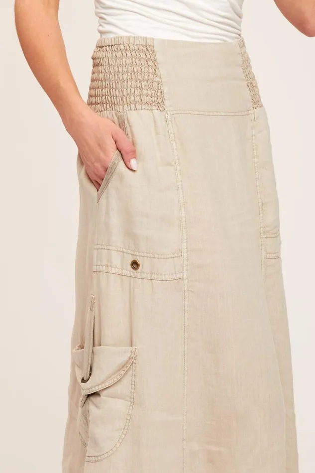 Francine Maxi Skirt Merino Wool Pigment Clothing XCVI Skirts