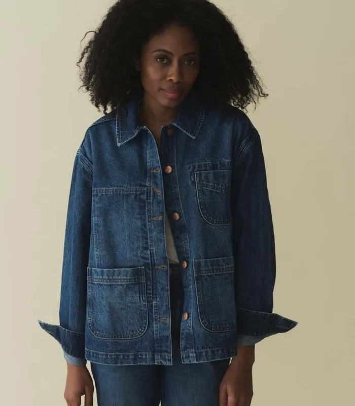 GAELLE JACKET Bleu D039hier Wash Shop DEN Jackets and Coats