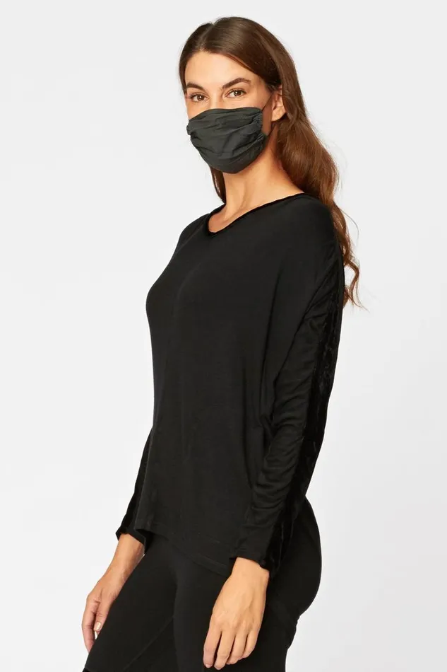 Gaja Top Black Clothing XCVI Sweatshirts