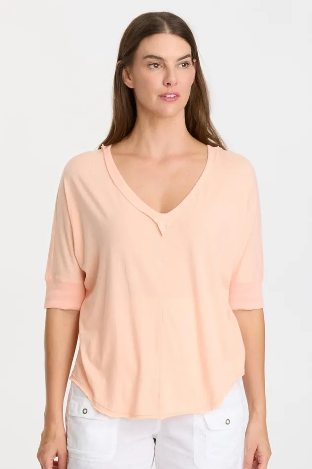 Gardiner Banded Sleeve Top 20 Gumdrop Clothing XCVI Tees