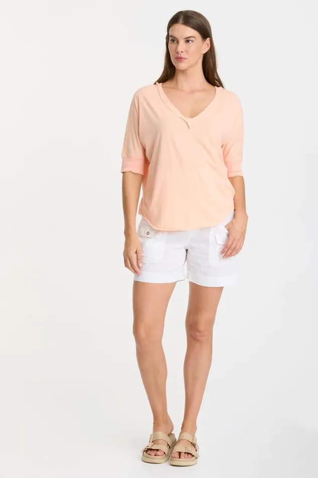 Gardiner Banded Sleeve Top 20 Gumdrop Clothing XCVI Tees