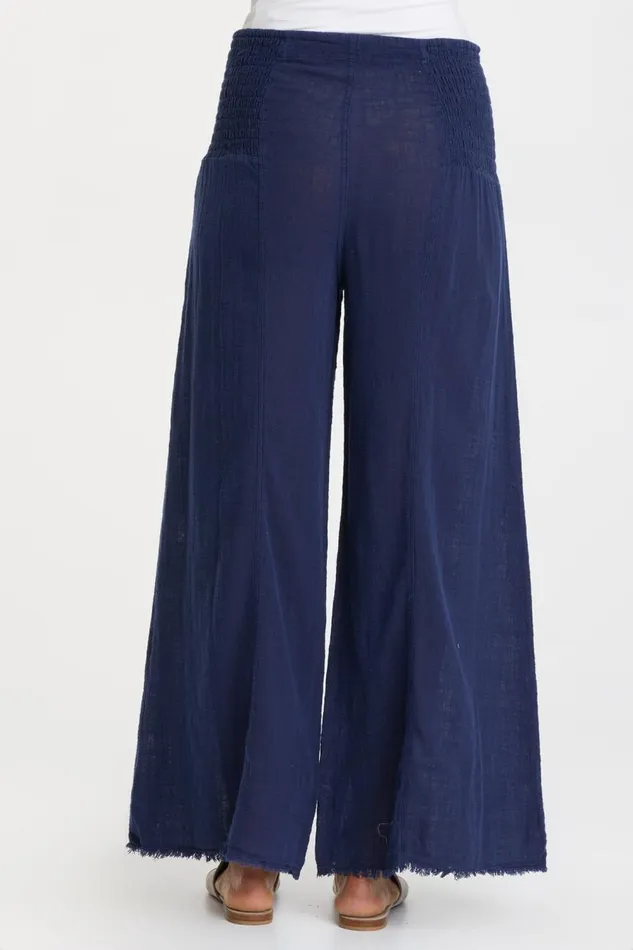 Gauze Kaj Wide Leg Adrift Pigment Clothing XCVI Pants