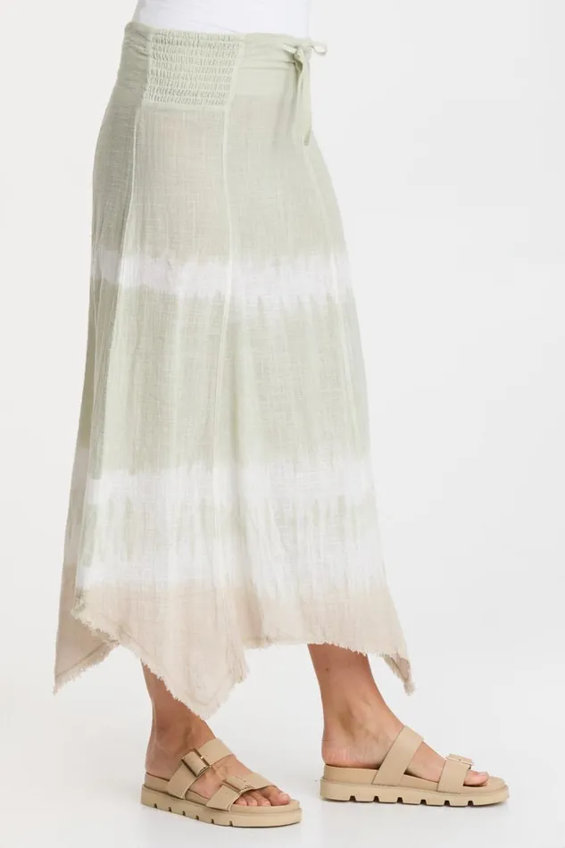 Gauze Zuri Skirt Caravel Wash Meadow Clothing XCVI Skirts