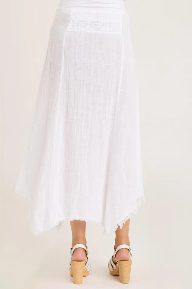 Gauze Zuri Skirt White Clothing XCVI Skirts