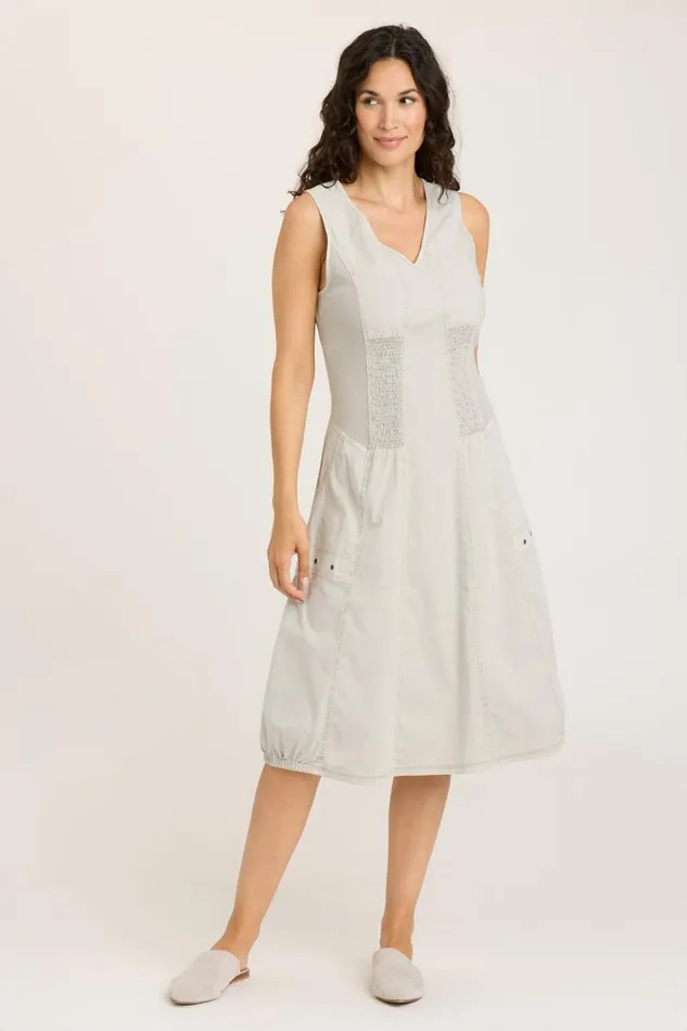Gibbon Tank Dress 20 Whitecap Pigment Clothing XCVI Dresses