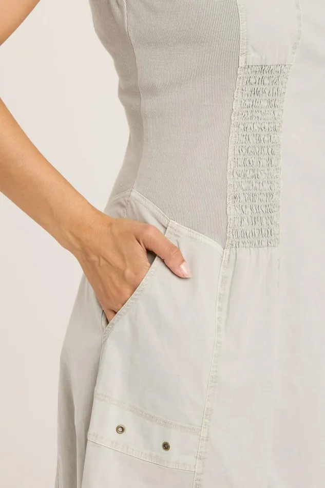 Gibbon Tank Dress 20 Whitecap Pigment Clothing XCVI Dresses