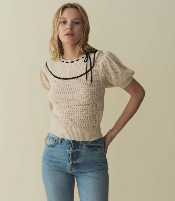 GLENDA SWEATER Cream Shop DEN Knitwear