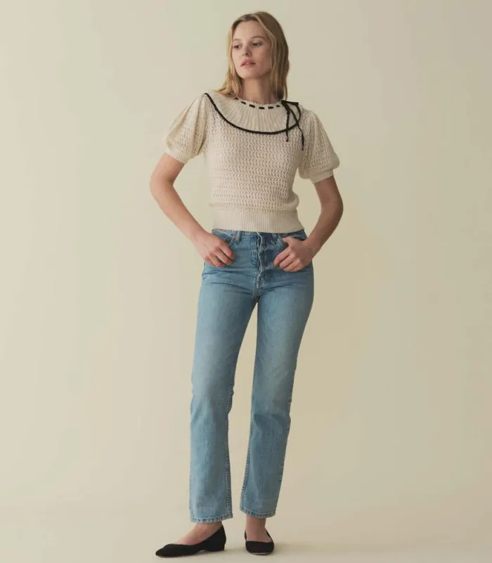 GLENDA SWEATER Cream Shop DEN Knitwear