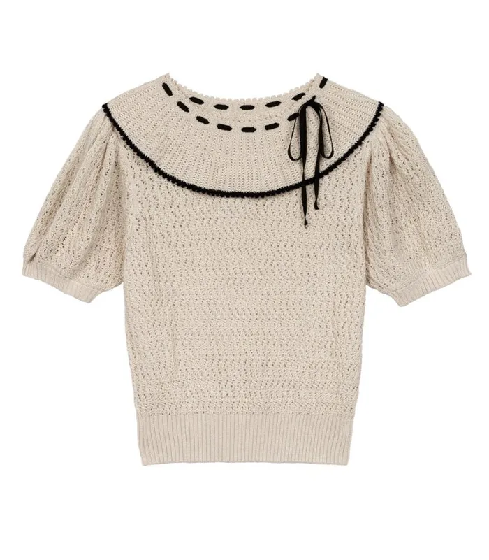 GLENDA SWEATER Cream Shop DEN Knitwear