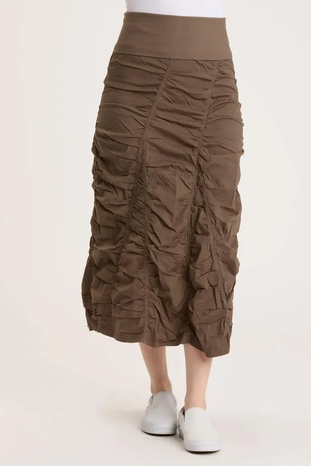 Gored Peasant Skirt Deep Fern Clothing XCVI Skirts