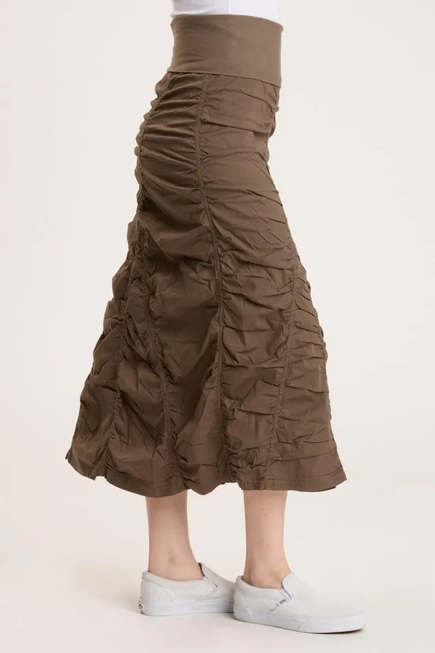 Gored Peasant Skirt Deep Fern Clothing XCVI Skirts