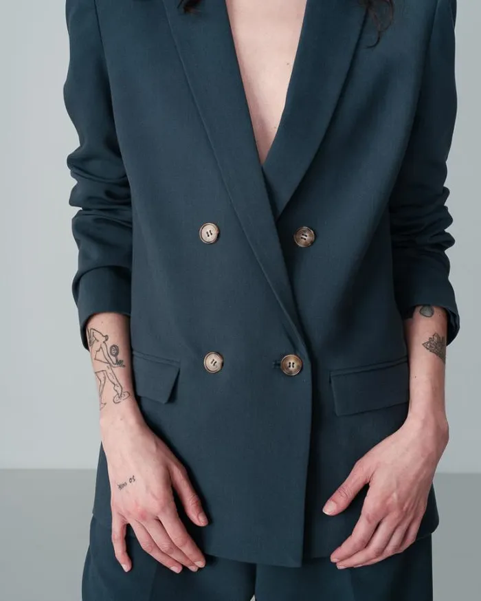 Grace and Mila Blazers BLAZER VERT NOIX 8211 Shop