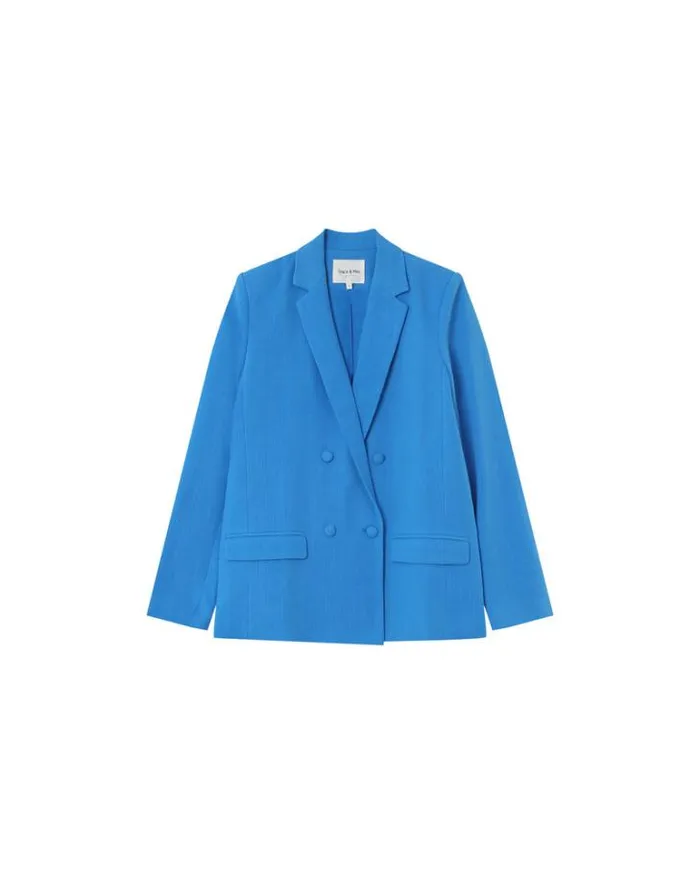 Grace and Mila Blazers JACKET BLEU MAZARINE 8211 Shop