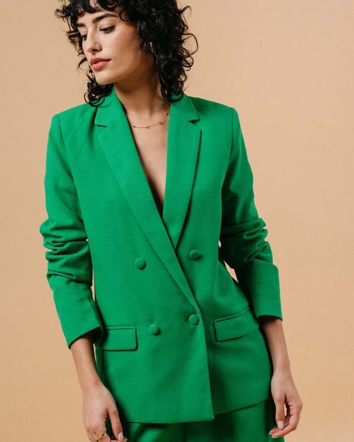 Grace and Mila Blazers JACKET VERT MAZARINE 8211 Shop