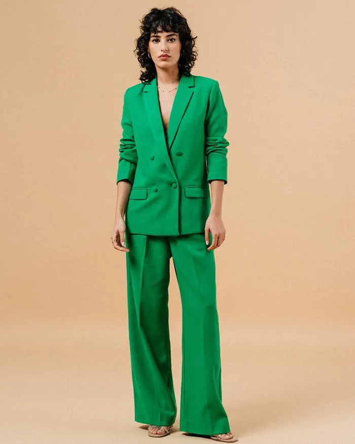 Grace and Mila Blazers JACKET VERT MAZARINE 8211 Shop