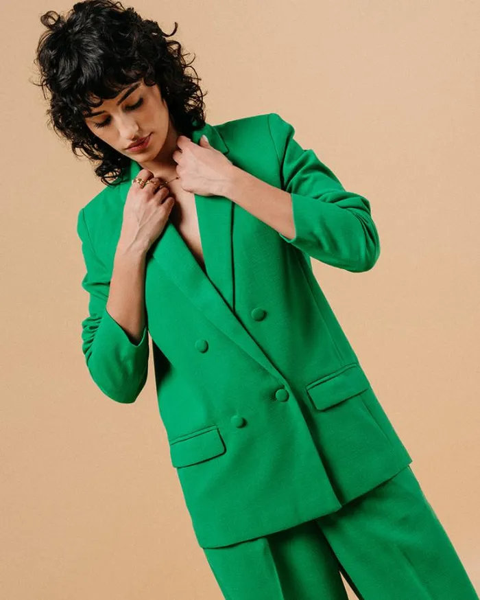 Grace and Mila Blazers JACKET VERT MAZARINE 8211 Shop