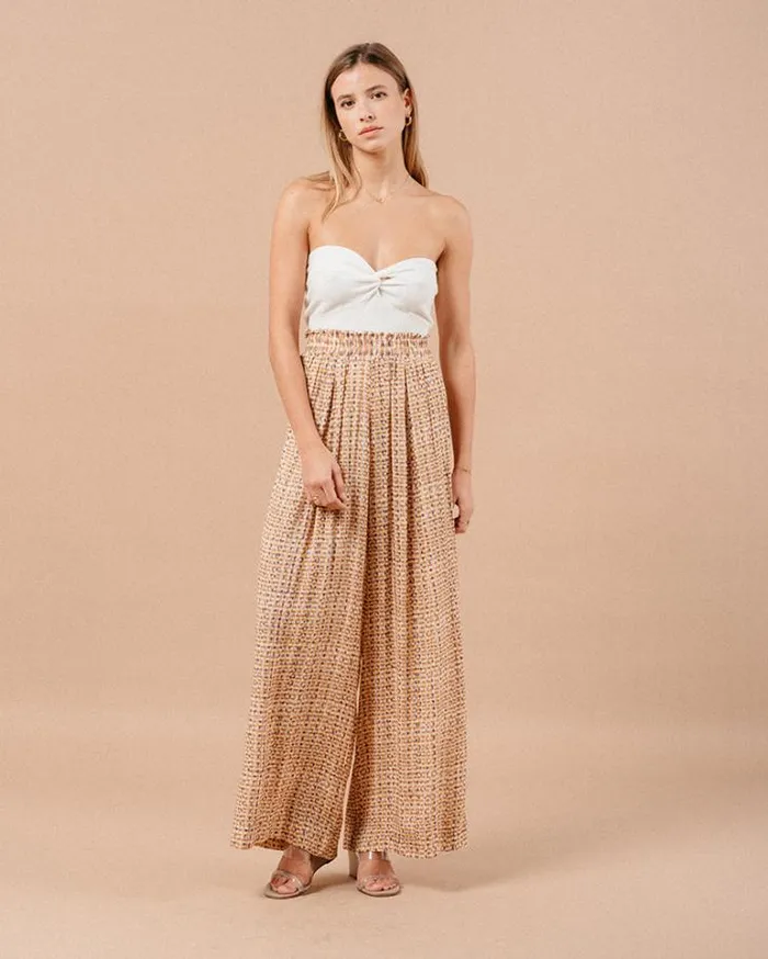 Grace and Mila Dressy Tops TOP BEIGE MACARONI 8211 Shop