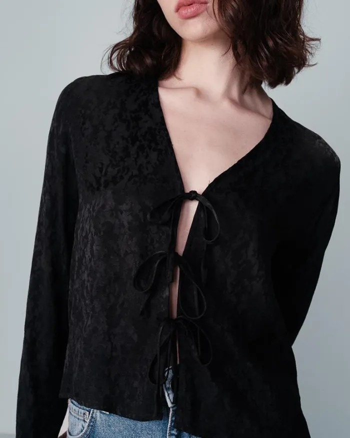 Grace and Mila Dressy Tops TOP NOIR NUCCIA 8211 Shop