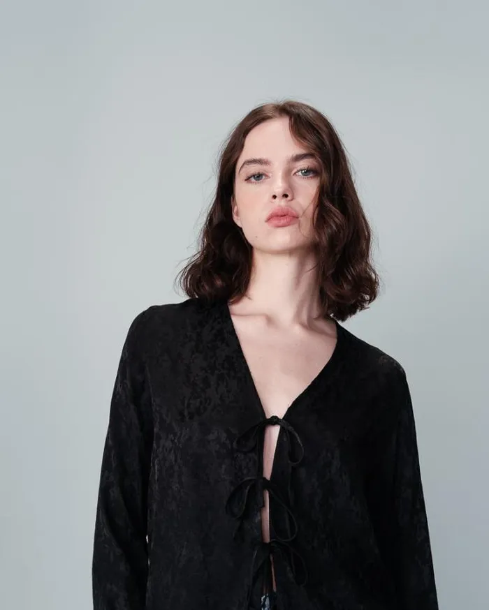 Grace and Mila Dressy Tops TOP NOIR NUCCIA 8211 Shop