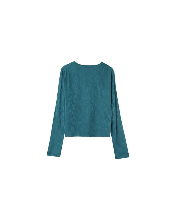Grace and Mila Dressy Tops TOP VERT NUCCIA 8211 Shop