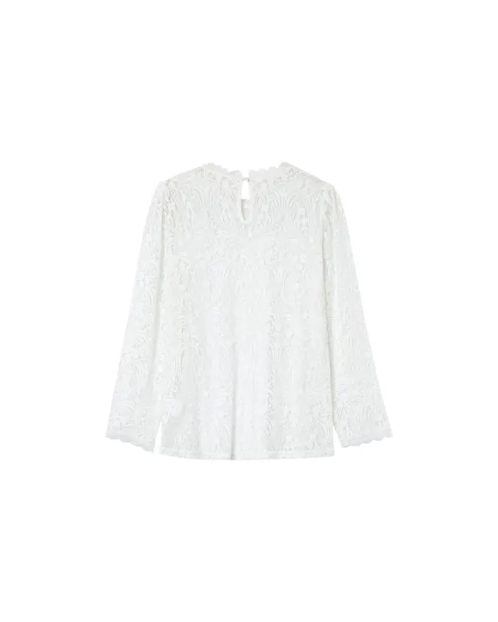 Grace and Mila Dressy Tops WOVEN TOP ECRU MAGNOLIA 8211 Shop