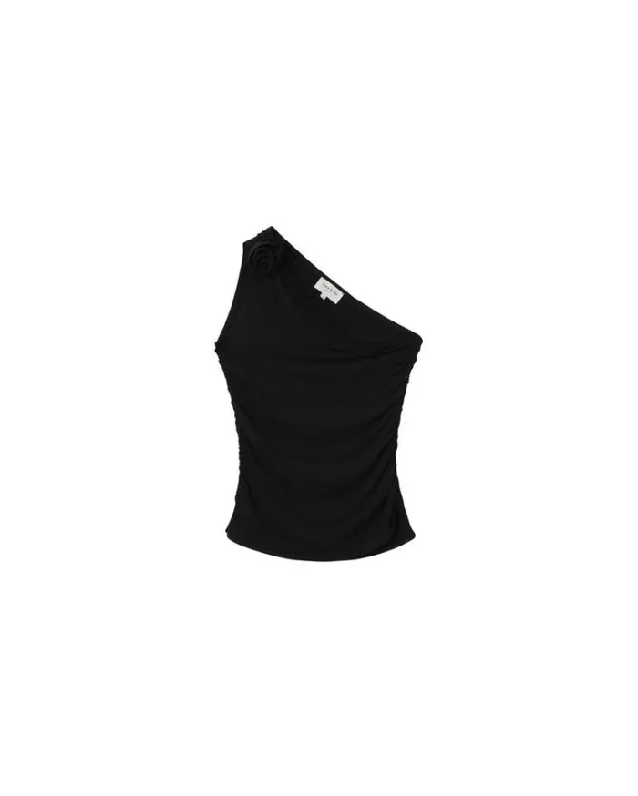 Grace and Mila Dressy Tops WOVEN TOP NOIR MYROSE 8211 Shop